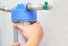 Installing a water filter