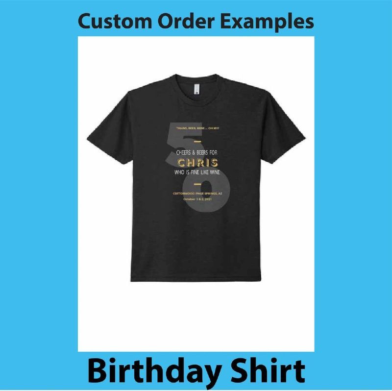 A black t-shirt with the name chris on it