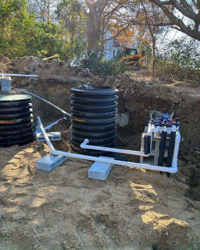 Septic system installation