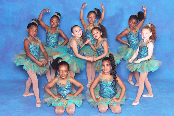 Girls performing dance