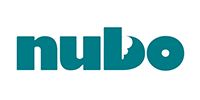 Teal Nubo logo on a white background