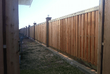 wood fence