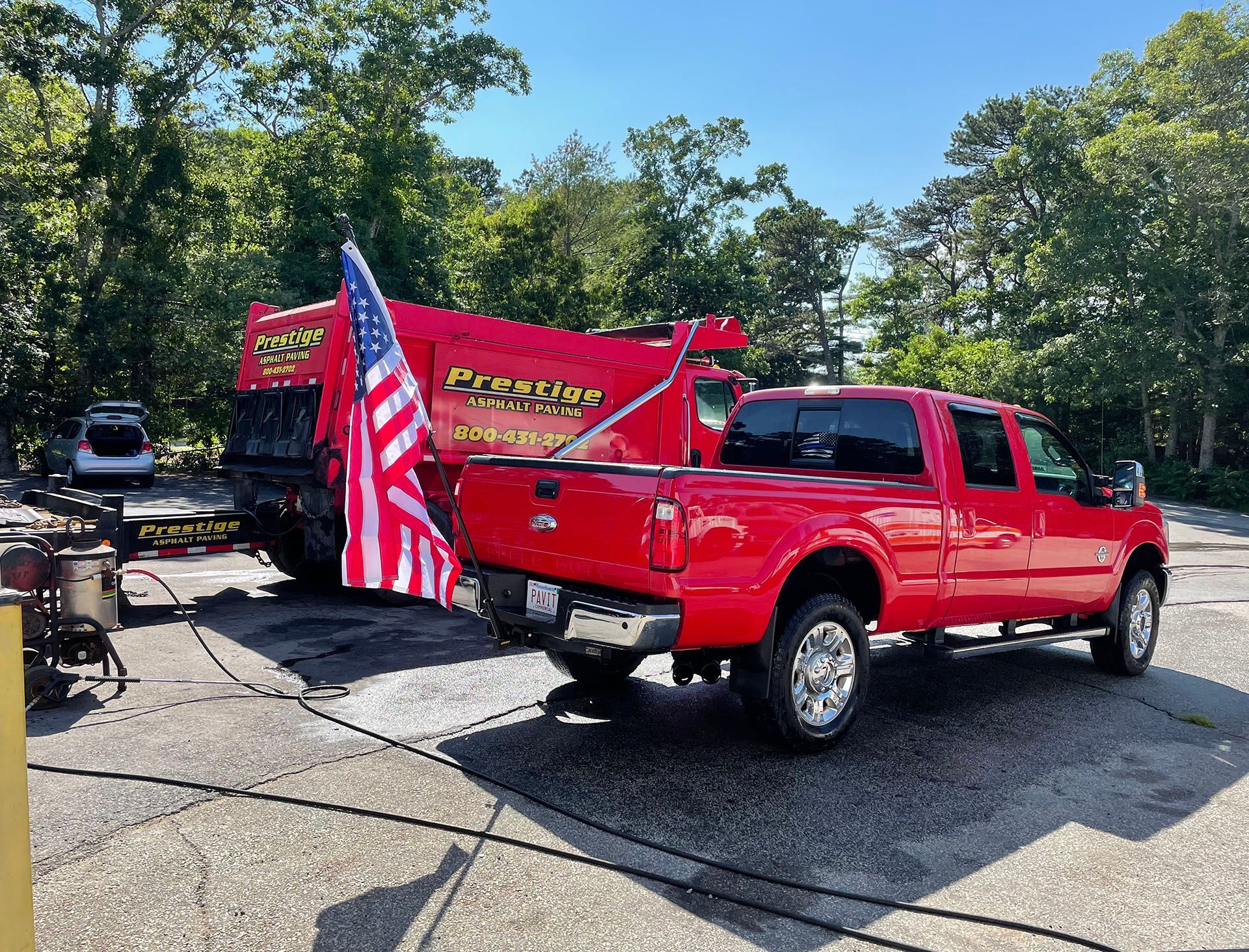 Asphalt paving service