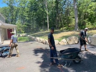 Asphalt paving service