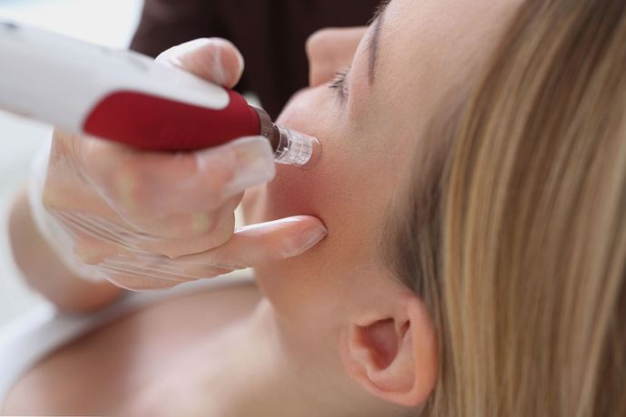 Microneedling process