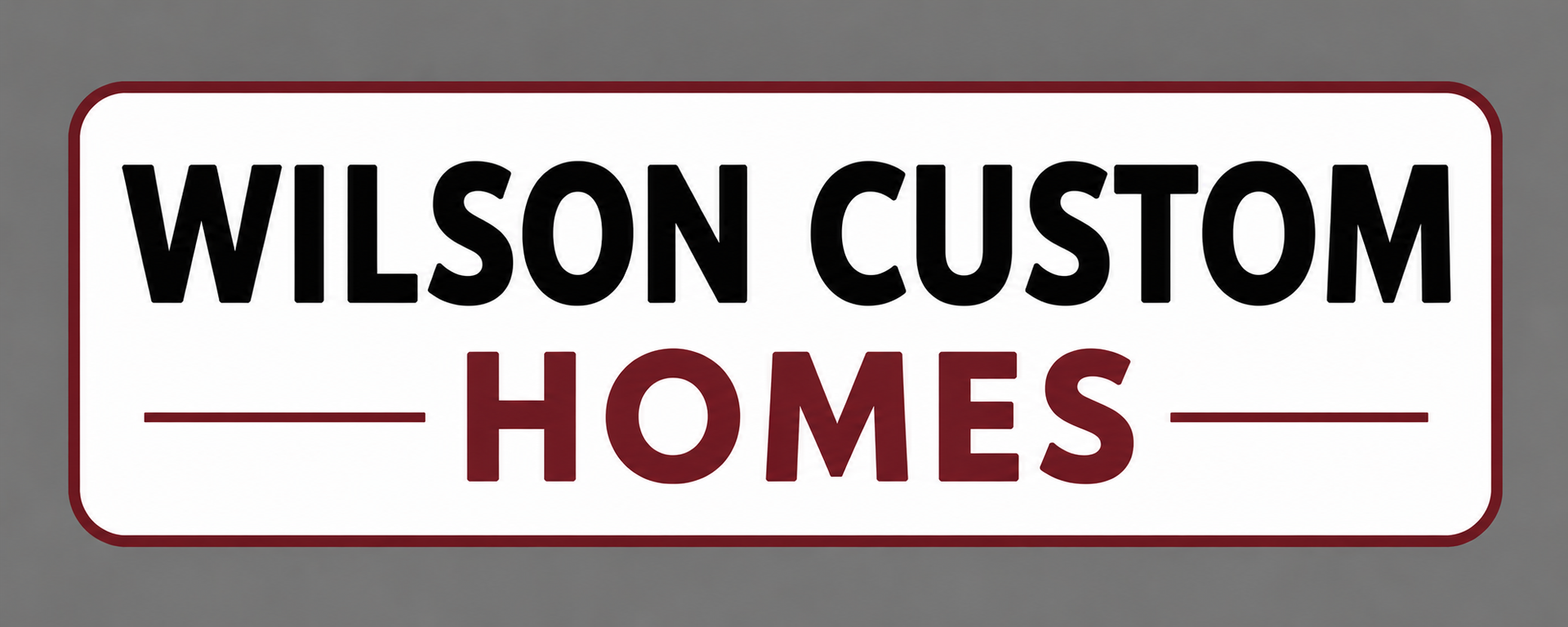 Wilson Custom Homes Logo