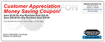 customer appreciation money saving coupon