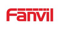 Red Fanvil logo on a white background