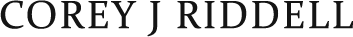 Corey J Riddell Logo