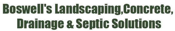 Boswell's Landscaping, Concrete, Drainage & Septic Solutions - logo