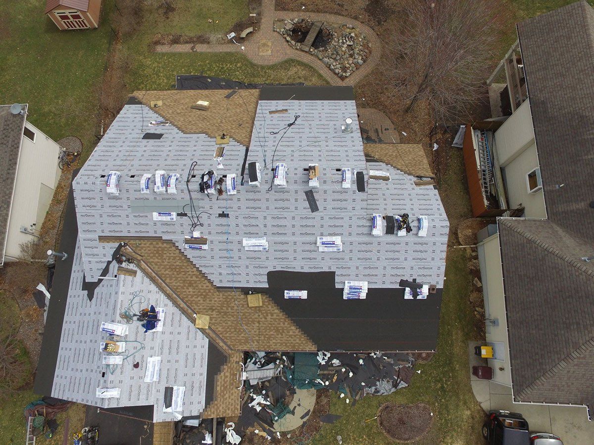 Roofing installation process