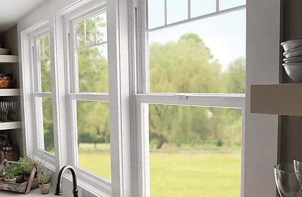 Vinyl window frame