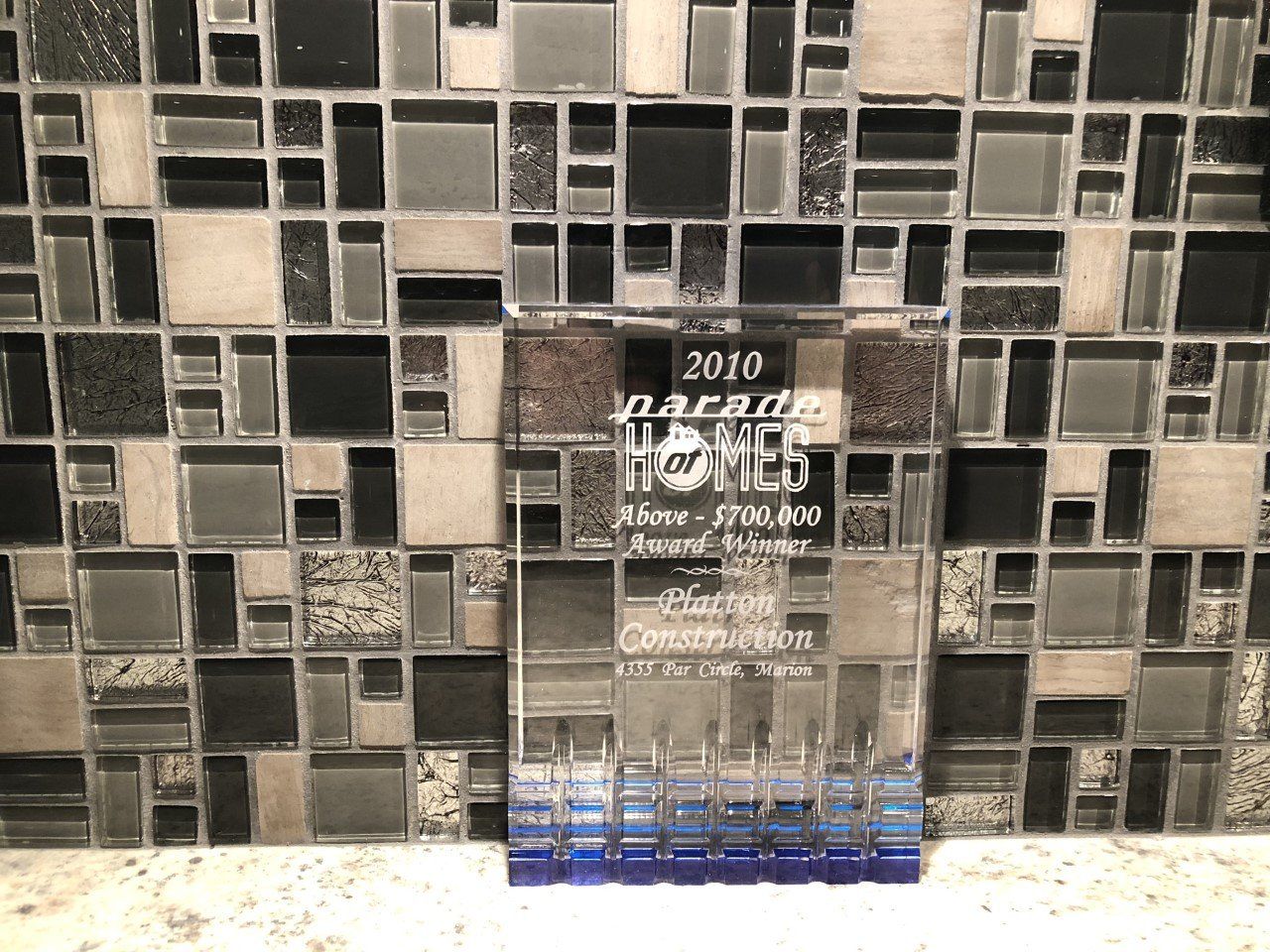 Parade Homes award