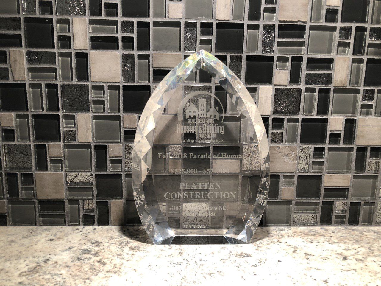 Parade of Homes award