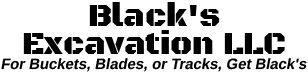 Black's Excavation LLC - Logo