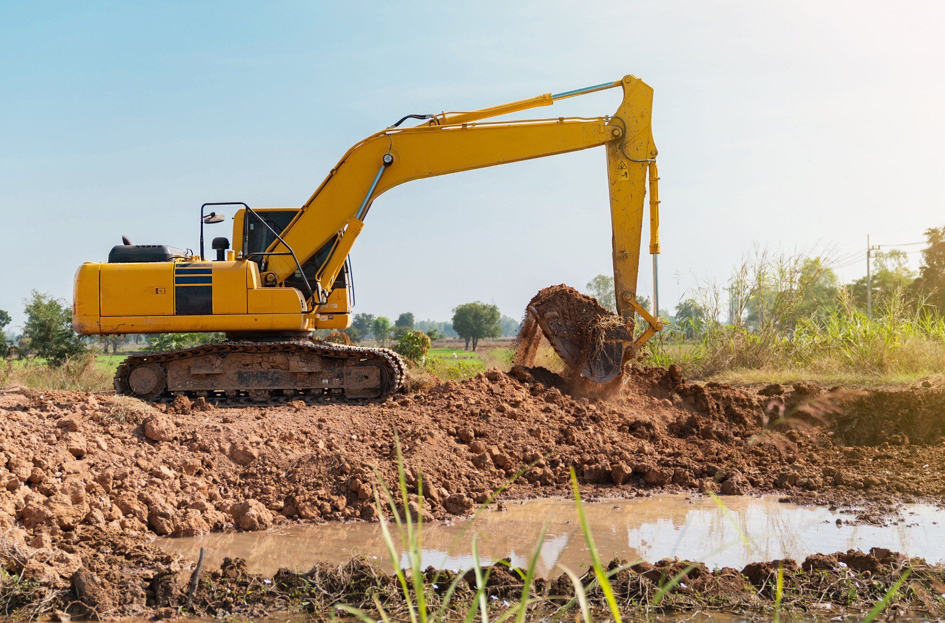 Ditch clearing services