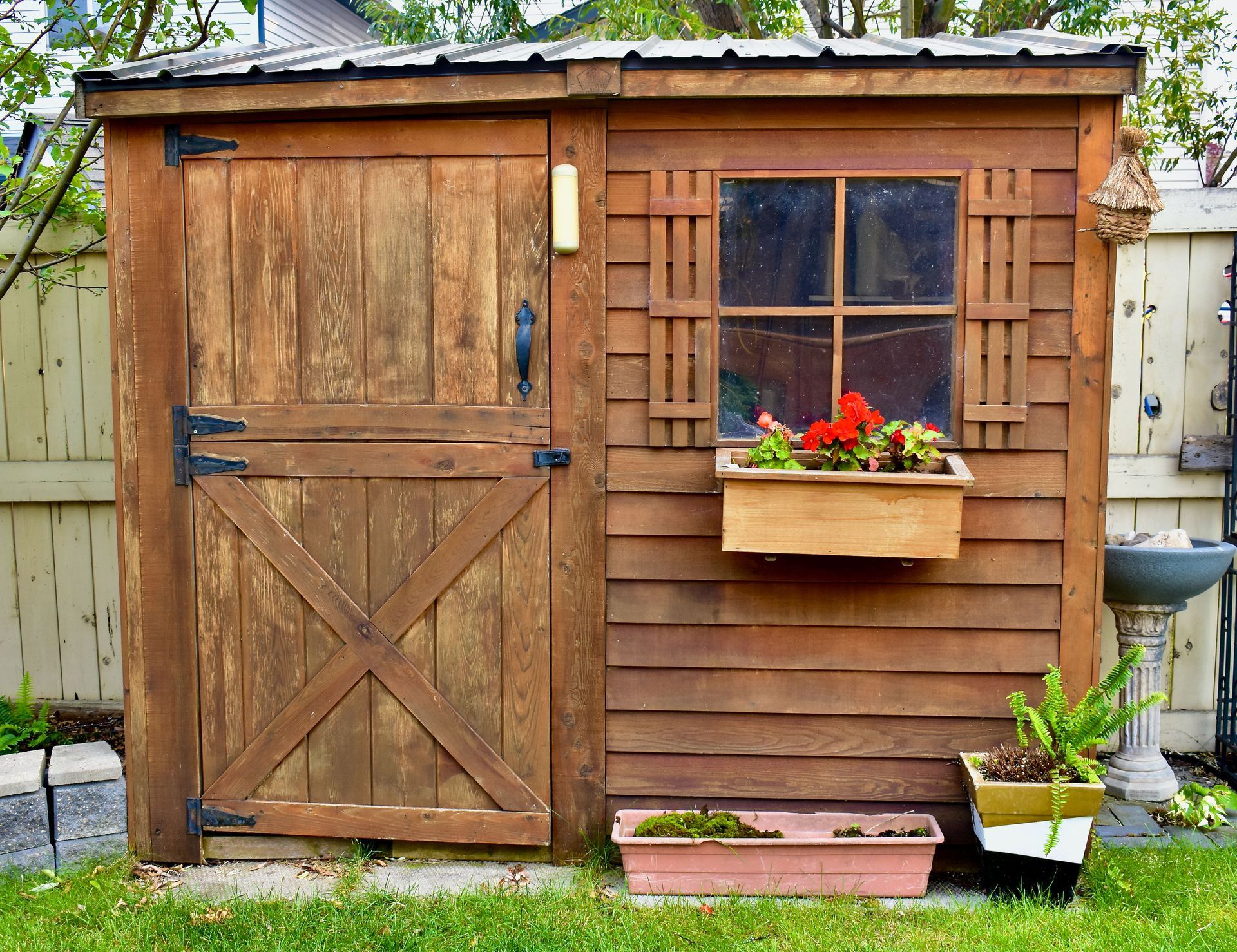 outdoor sheds