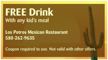 Free Drink with any kid's meal