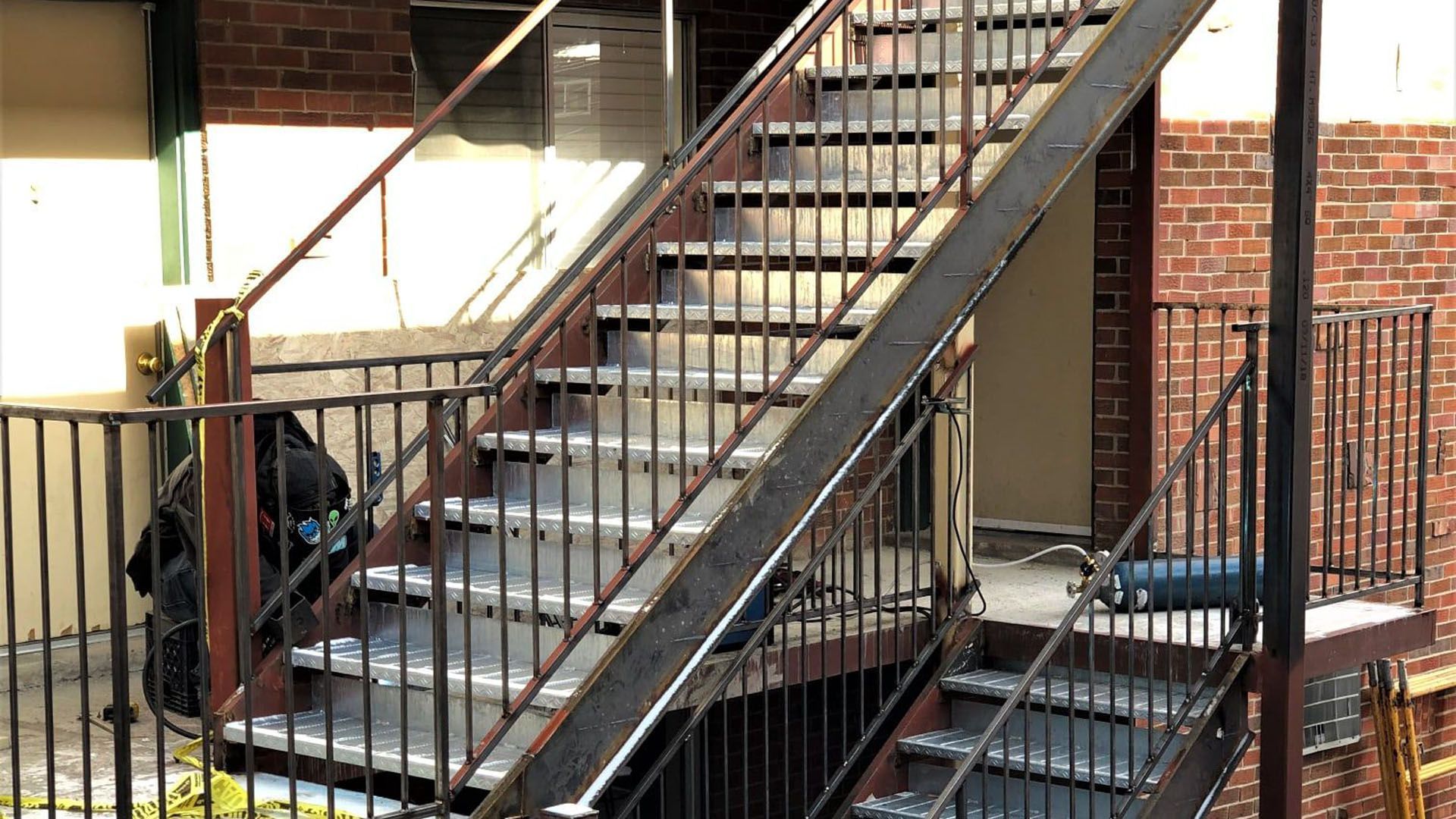 Custom metal railings