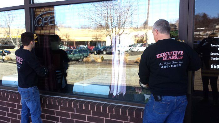 Replacement insulated glass installed