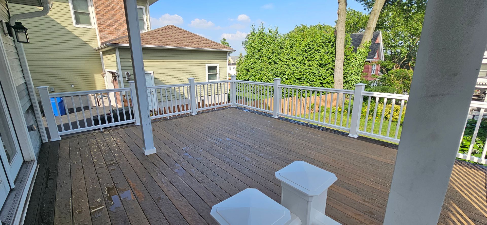back deck area