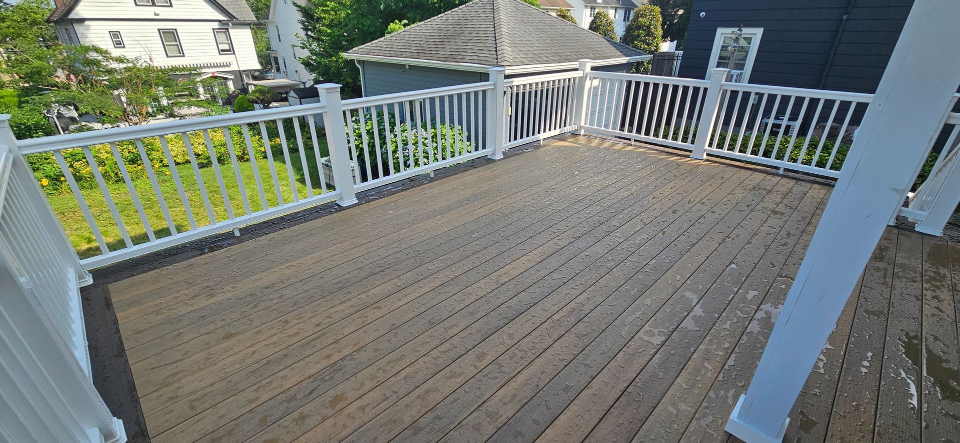 back deck area