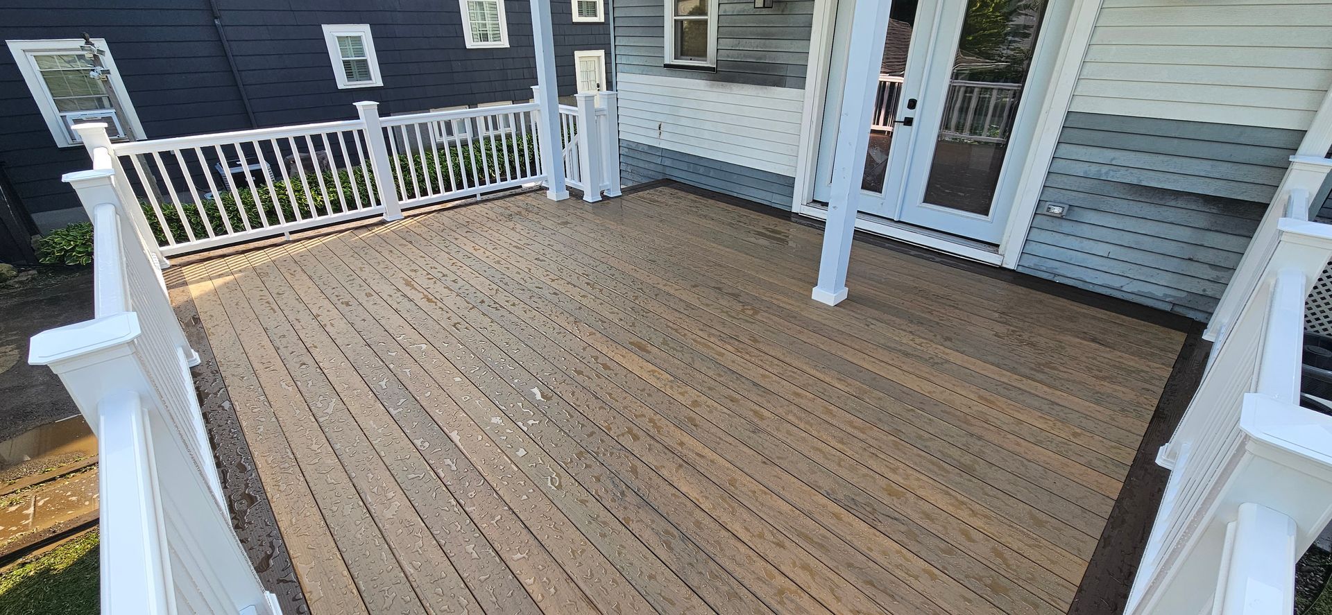 back deck area