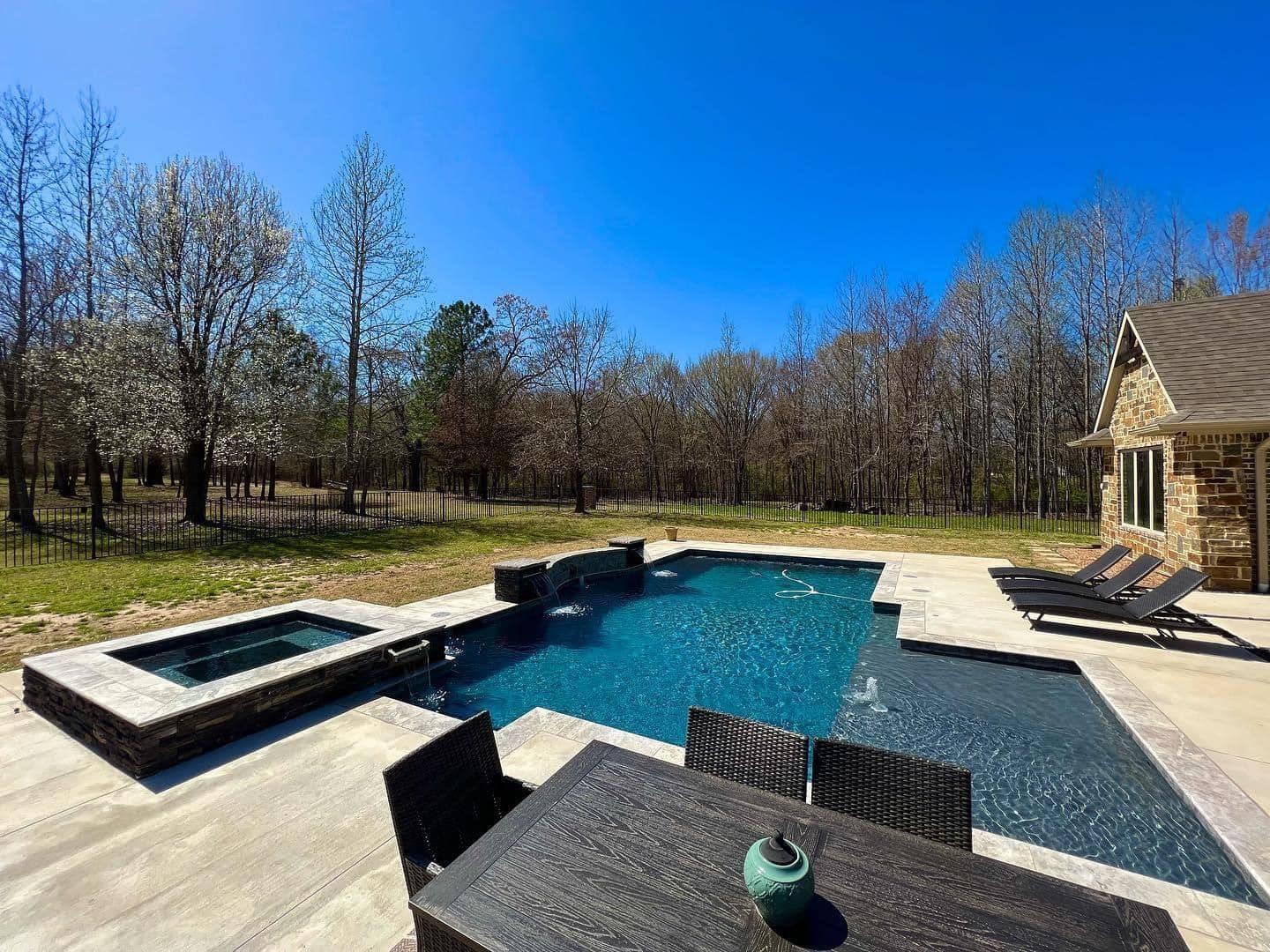 New pool construction