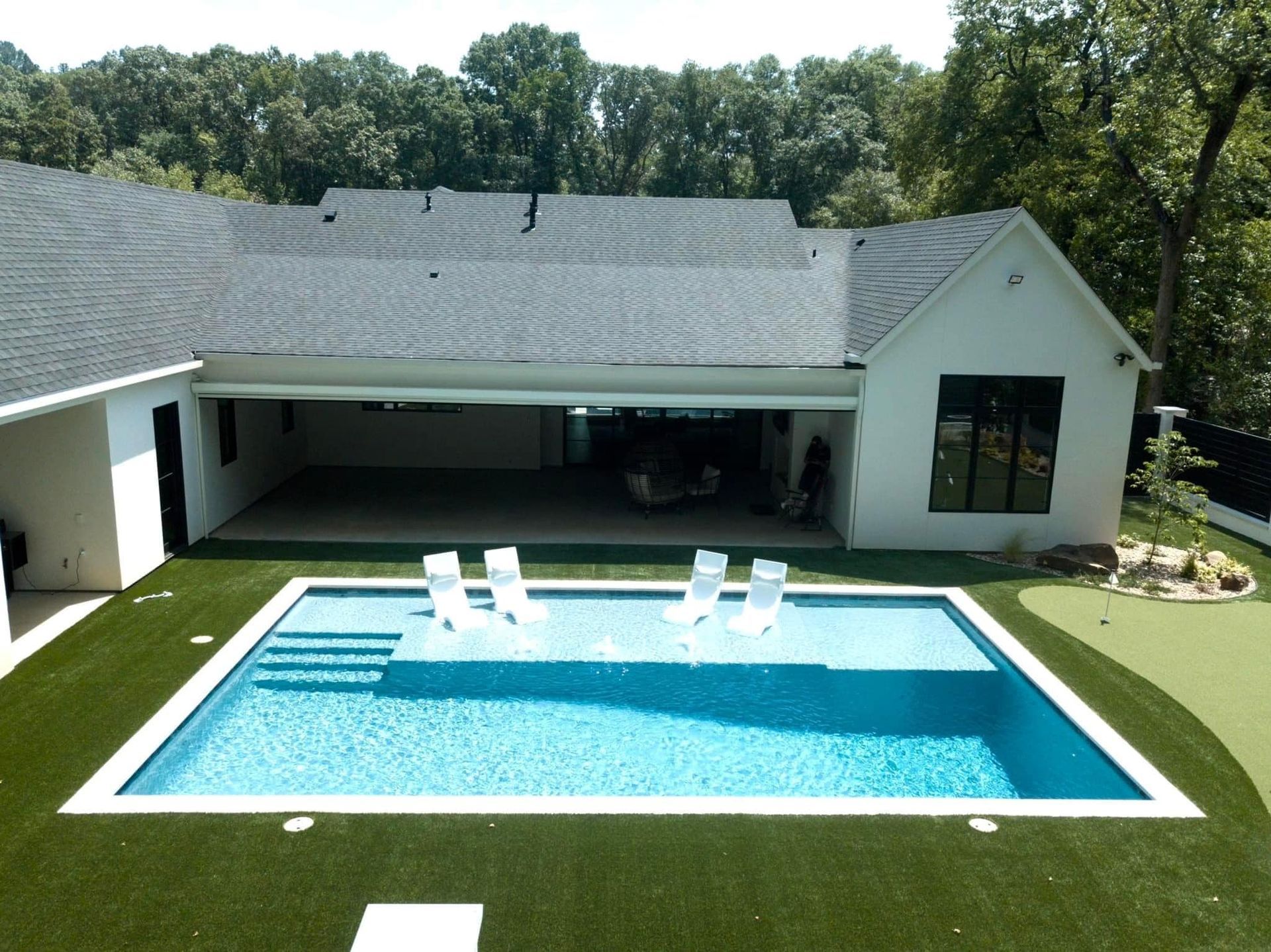 New pool construction