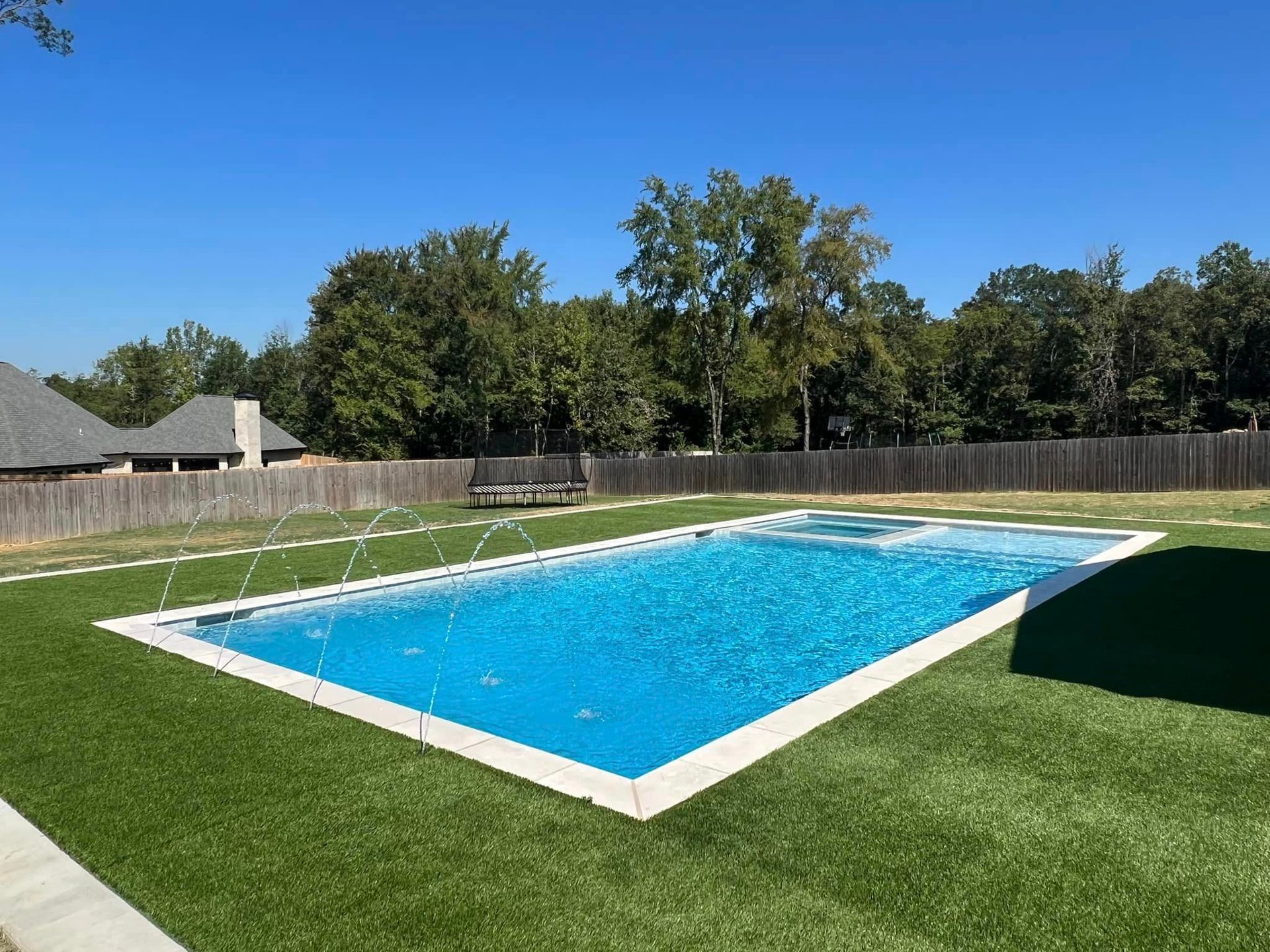 New pool construction