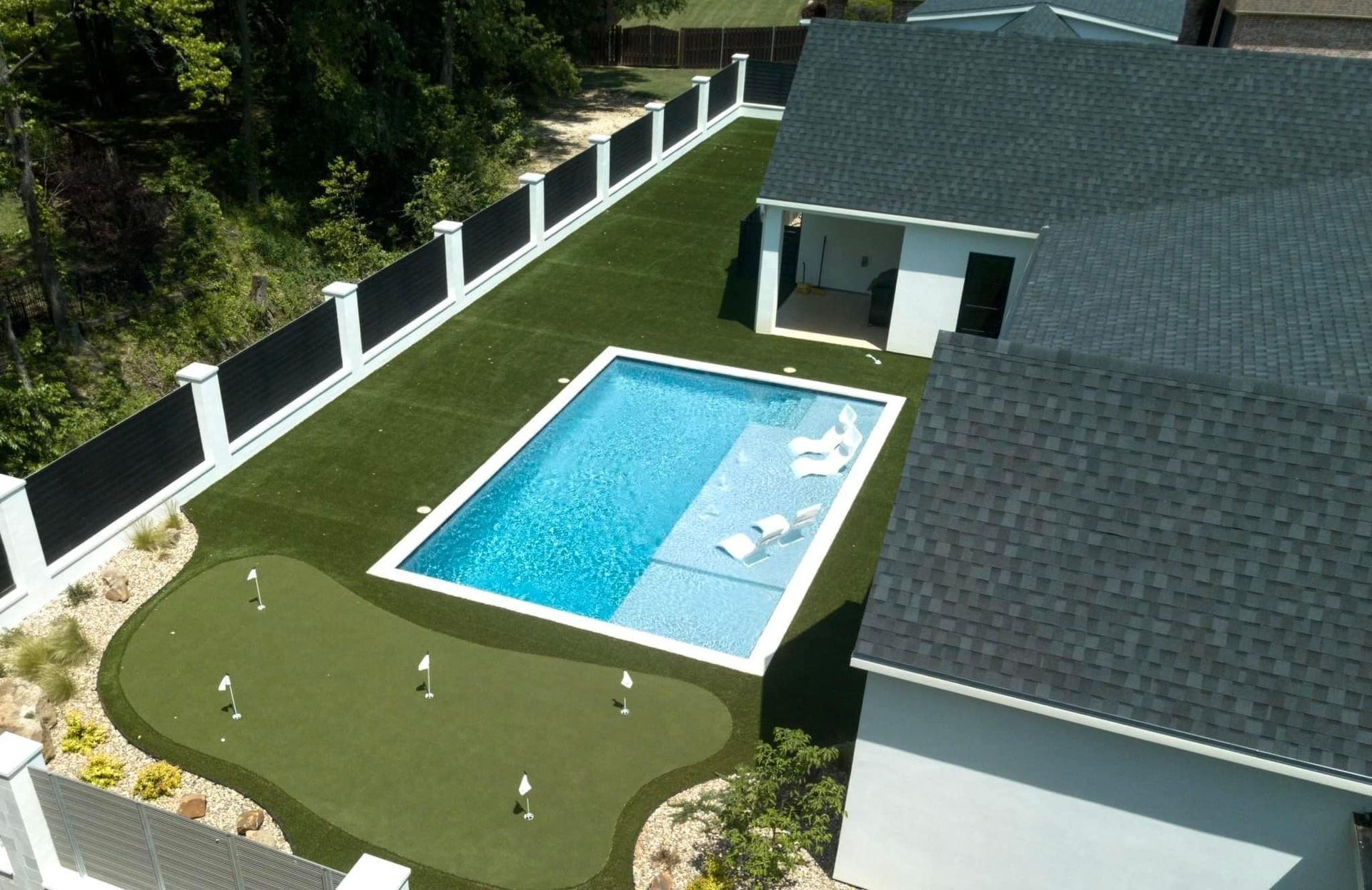 New pool construction