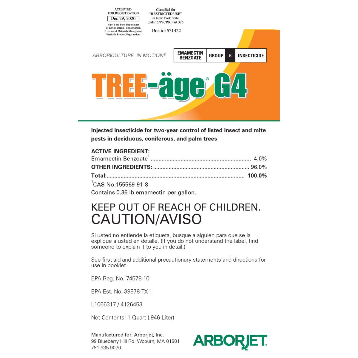 Tree-Age G4 Insecticide
