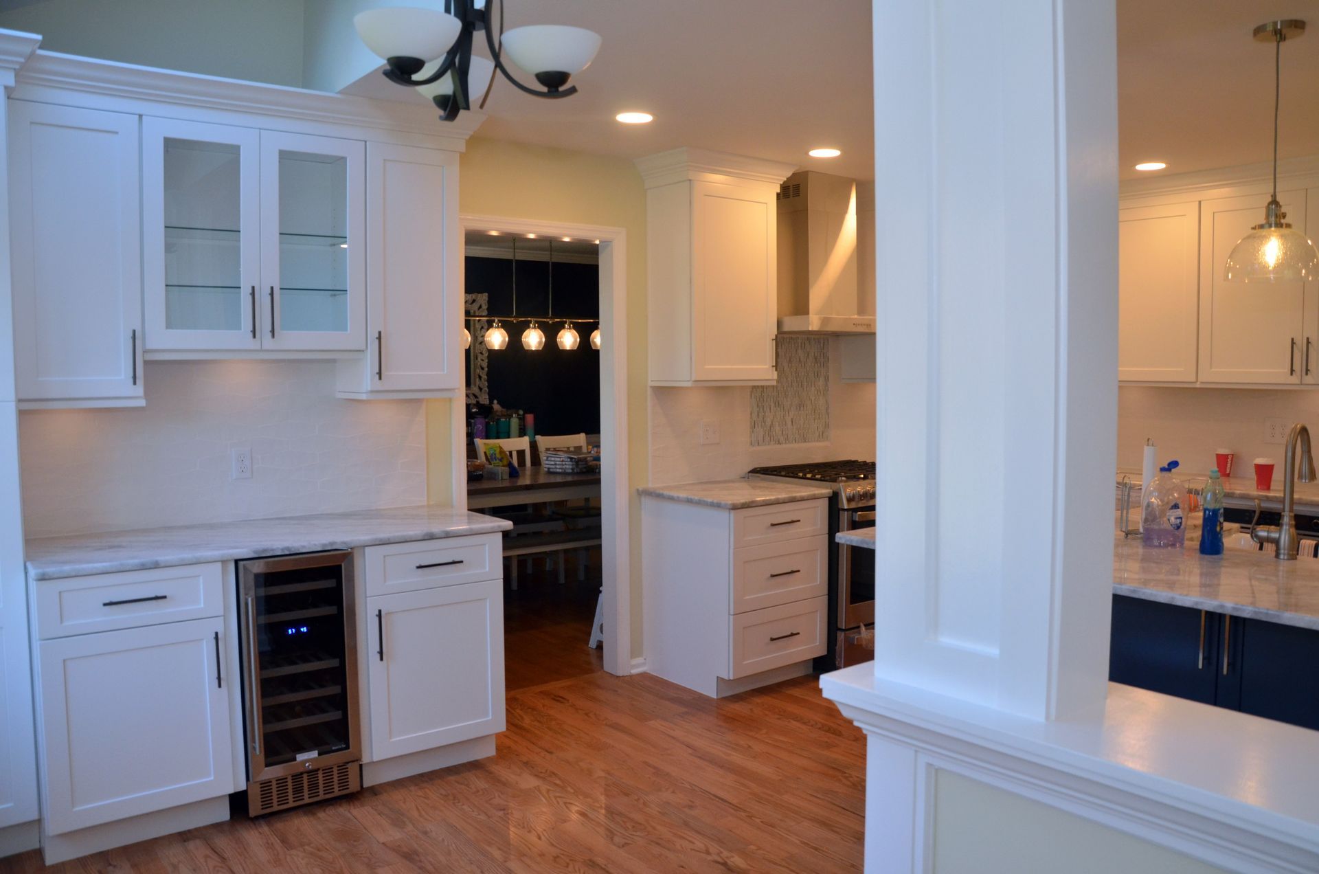 White kitchen remodel
