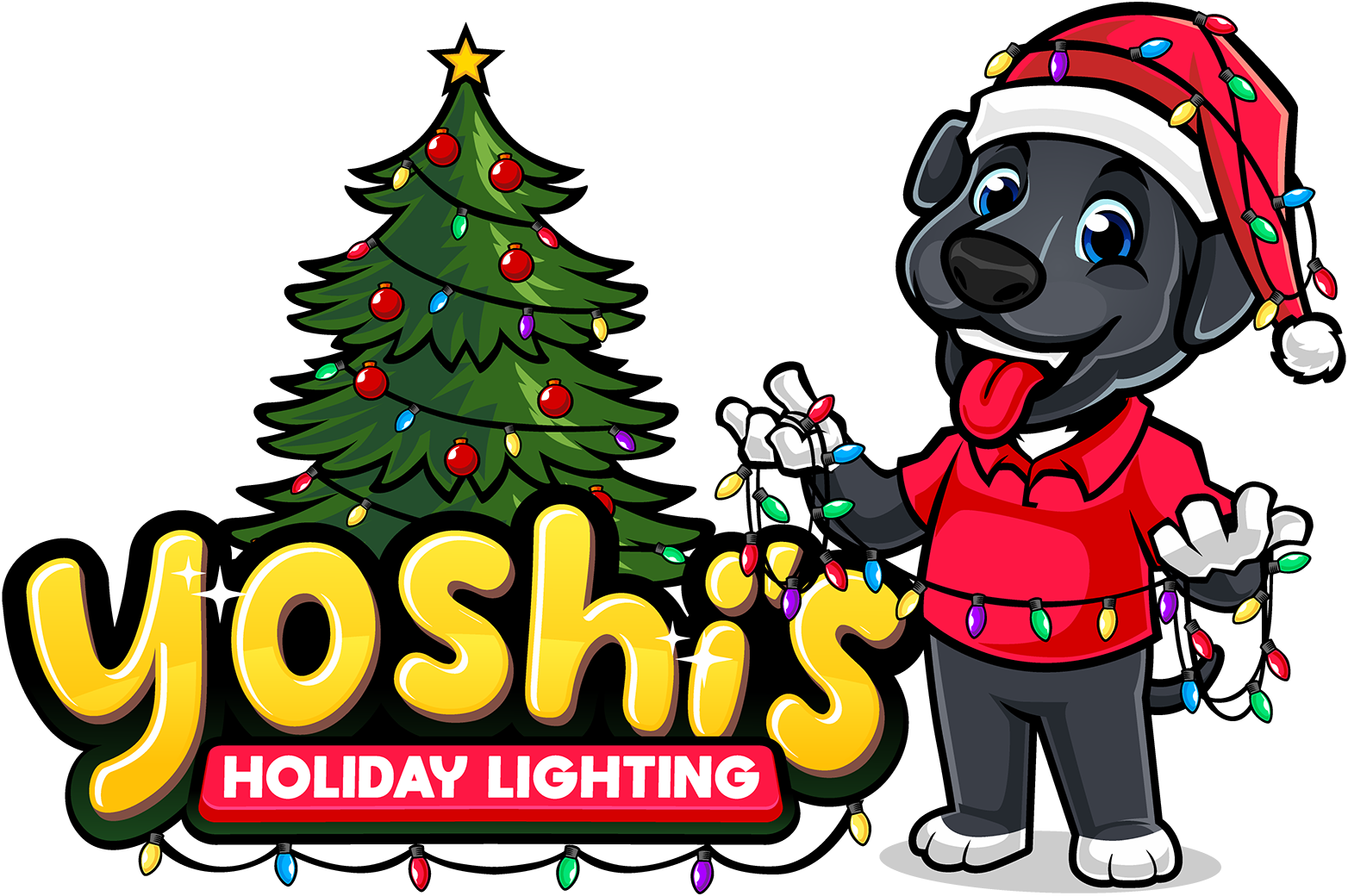 Yoshi's Holiday Lighting - Logo