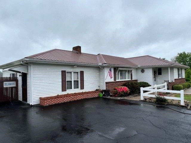 Brown Metal Roof installed on home in DE