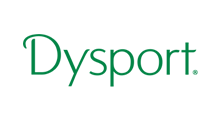 Dysport logo in green text on a white background