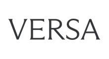 Black “VERSA” text logo on a white background