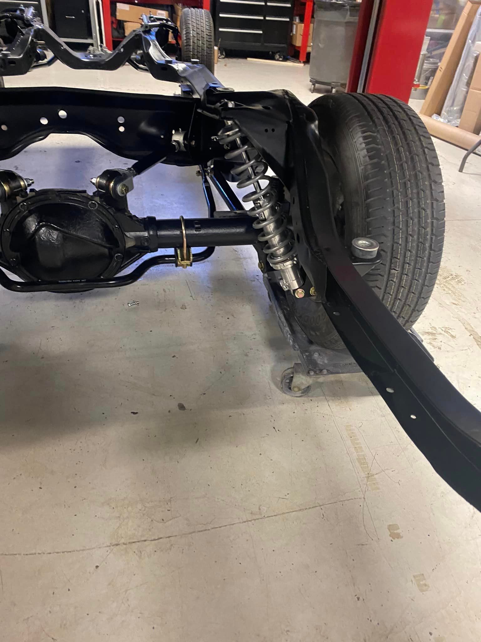 Major chassis body on works