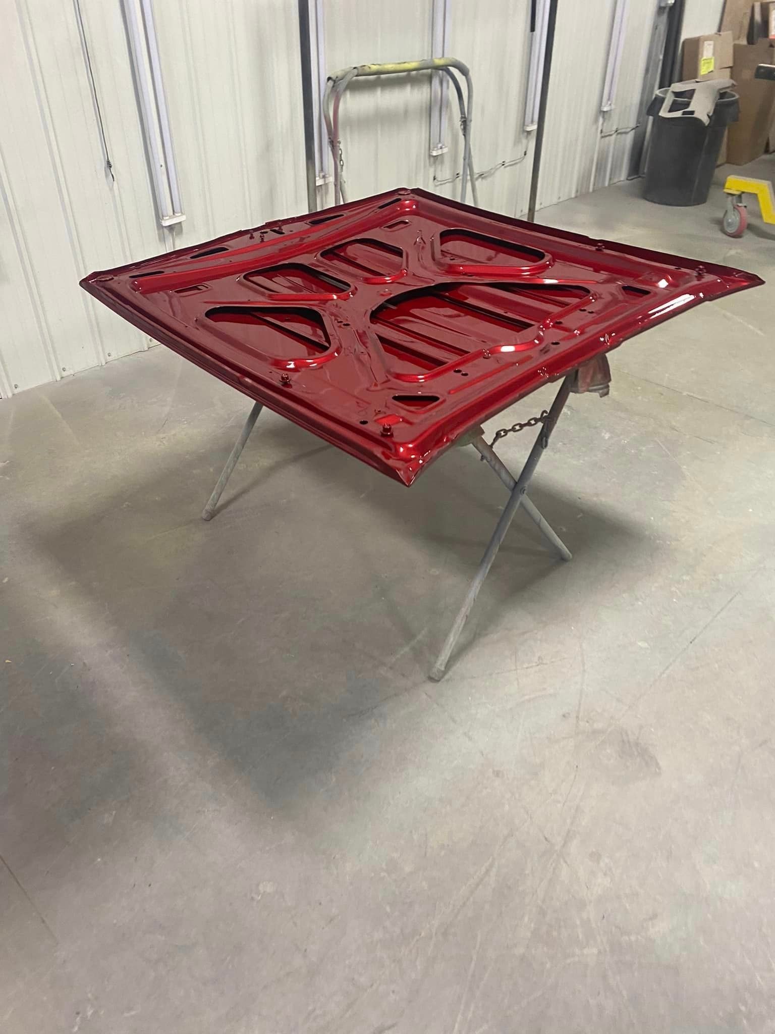 Major chassis body on works