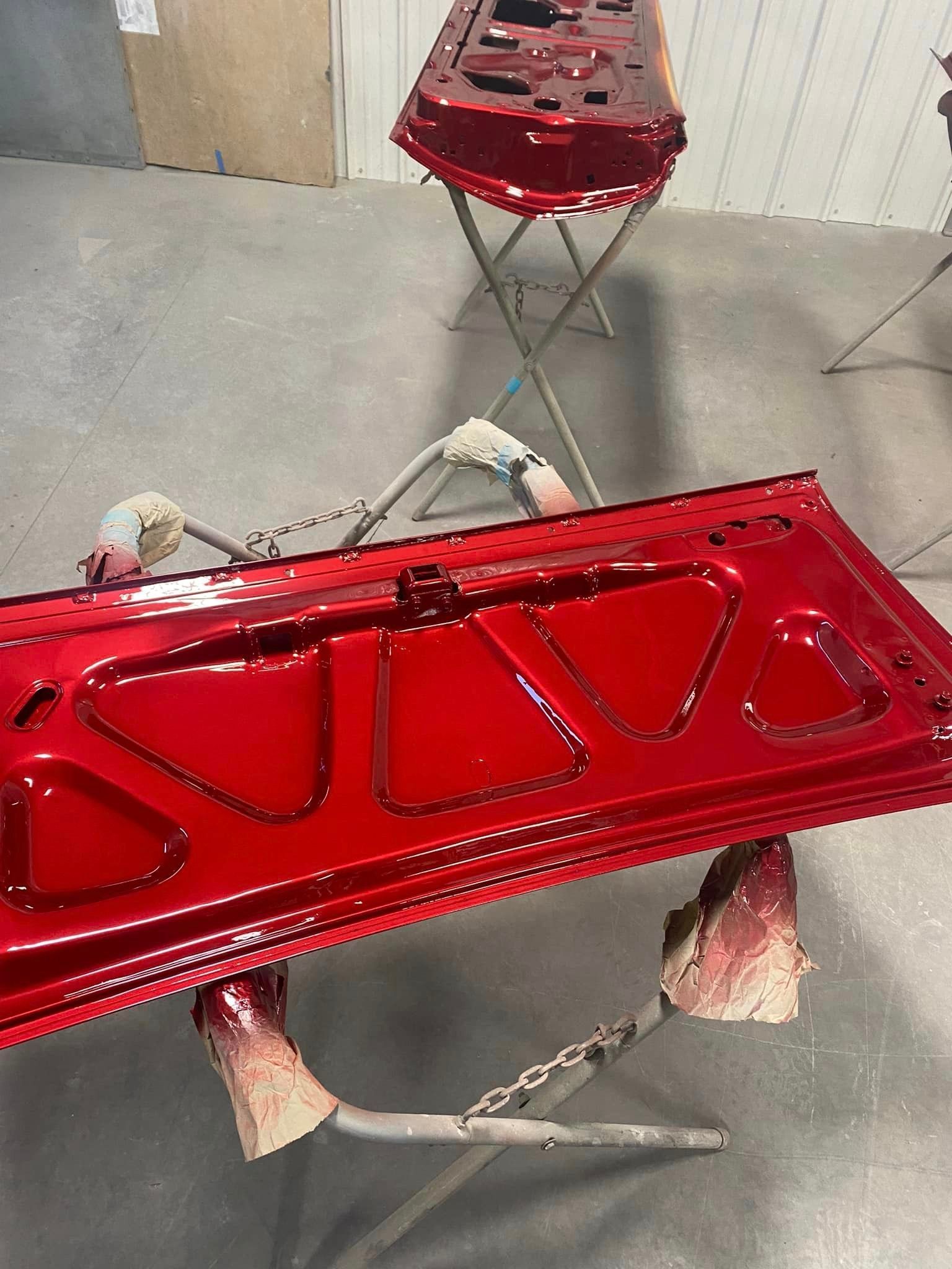 Major chassis body on works