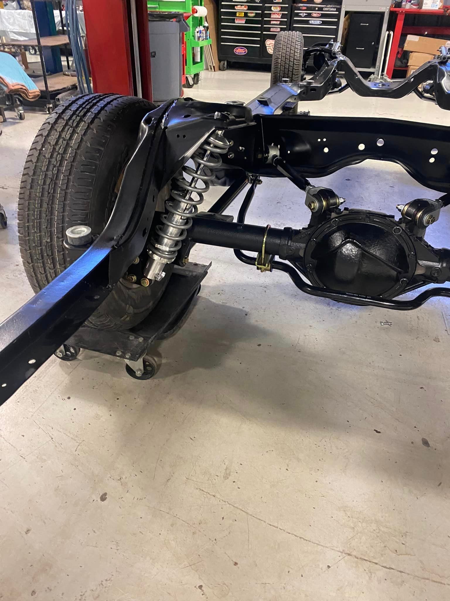 Major chassis body on works