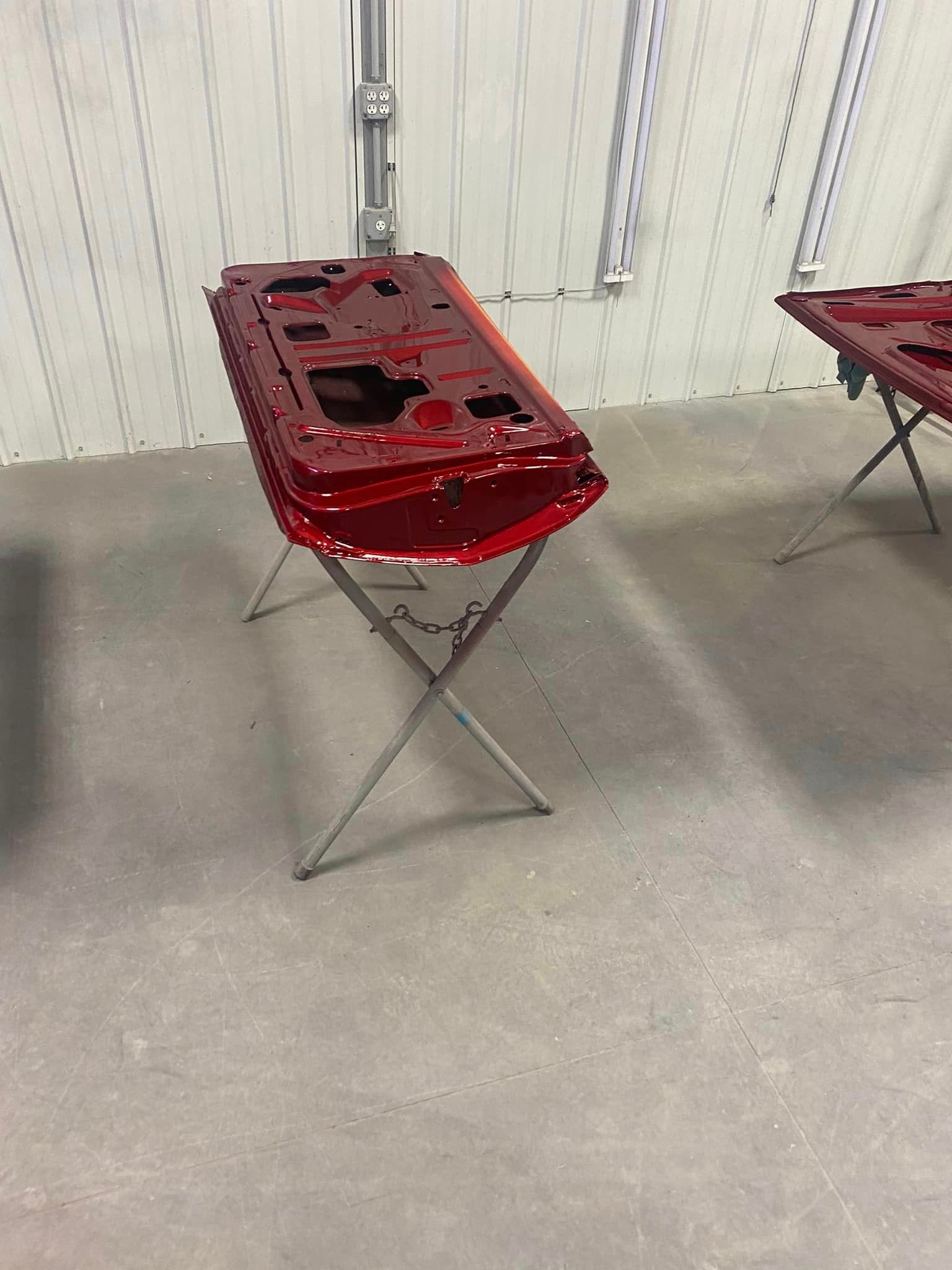 Major chassis body on works