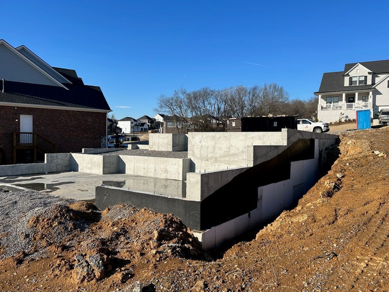 concrete wall foundation