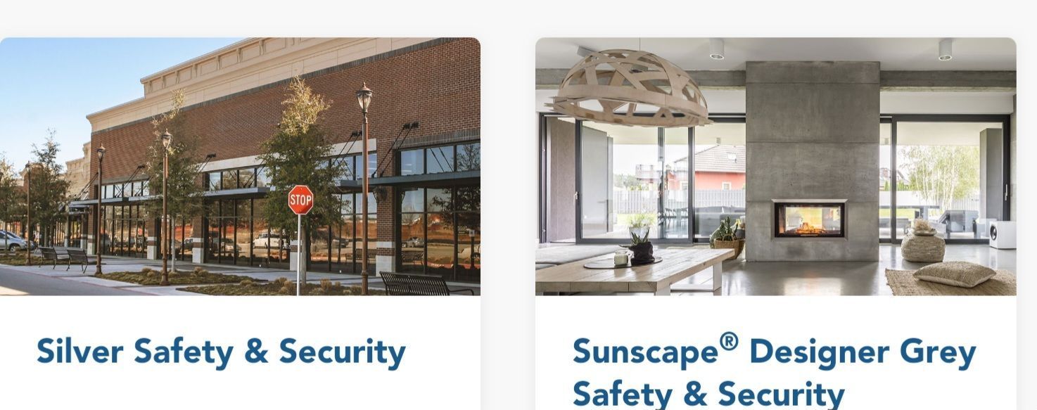 A picture of a building and a picture of a living room