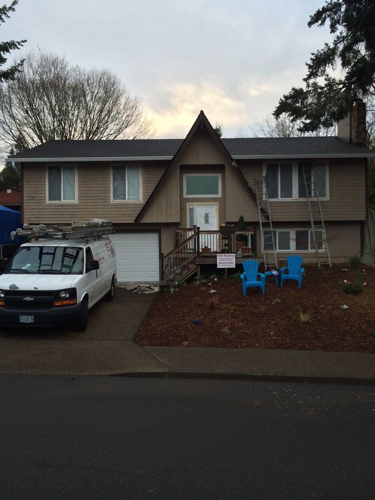 Before and After - Exterior Painting in Portland, OR