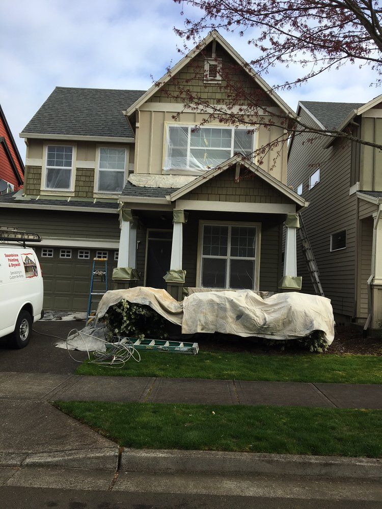 Before and After - Exterior Painting in Portland, OR
