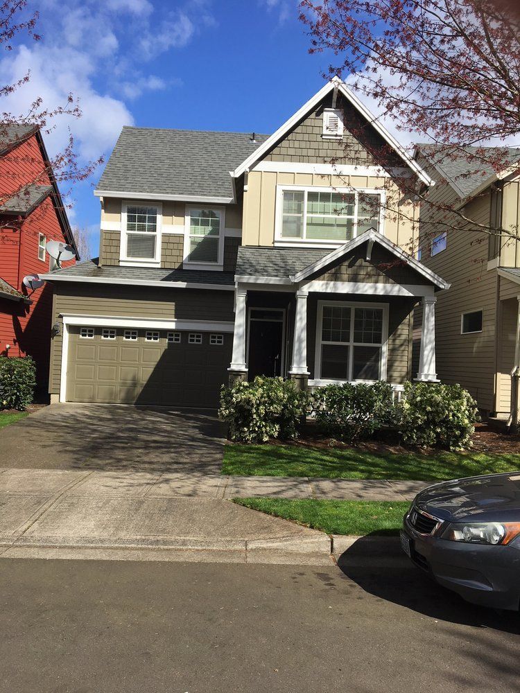 Before and After - Exterior Painting in Portland, OR