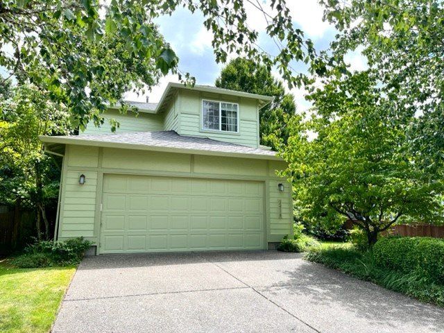 Outdoor house with parking