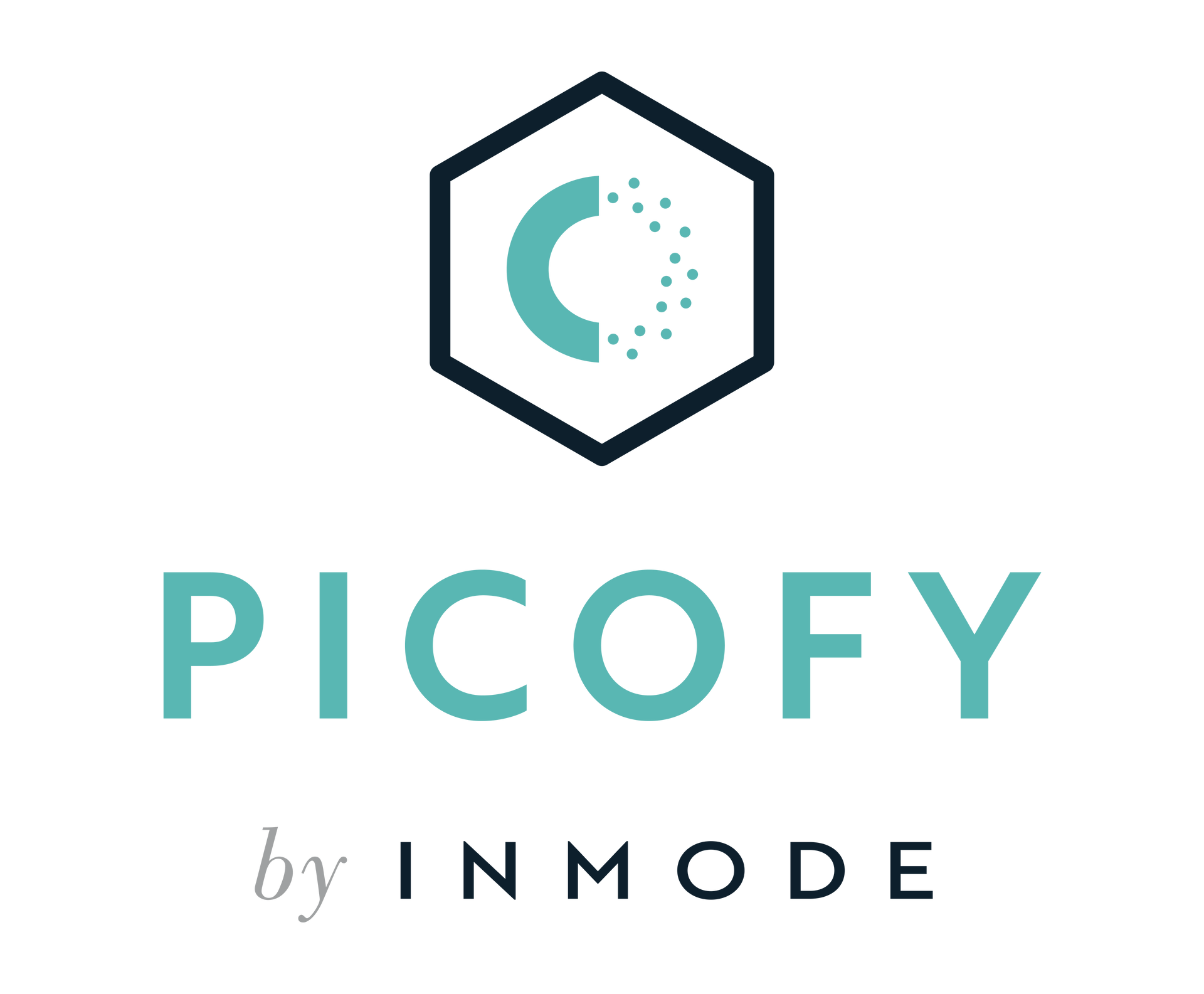 PICOFY by INMODE logo with teal and dark navy hexagon icon