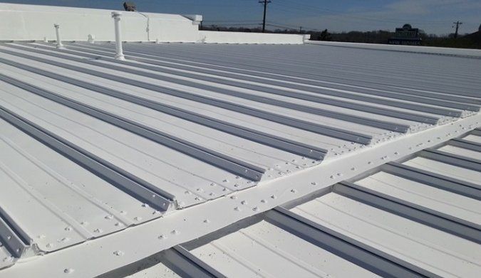 Commercial metal roof